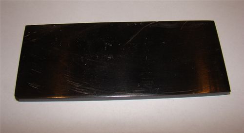 Büffelhornplatte 12,5x5x0,5-0,7cm 2.Wahl