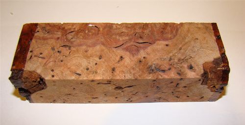 Messergriffblock Chechen Wurm 12x4x3cm