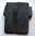 Büffelhornplatte schwarz geschliffen ca. 16x5x0,5cm
