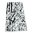 Messergriffblock Acryl weiss-schwarz 13x4,5x3cm