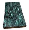 Messergriffblock Acryl dunkelgrün-weiss 13x4,5x3cm