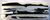Messergriffschalen Acryl weiss-schwarz 13x4,5x0,9-1,0cm