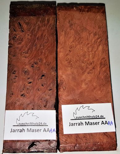 Messergriffblock Jarrah-Maser AAAA 12x4x3cm