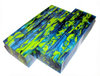 Messergriffblock Acryl hellgrün blau 13x4,5x3cm