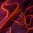 Messergriffblock Acryl violett orange rot